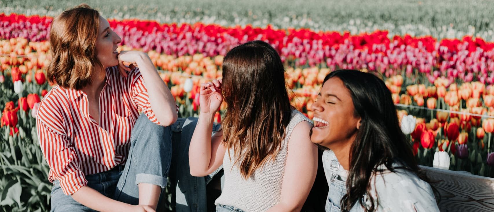 Young people laughing at YFC event